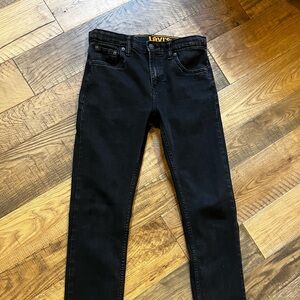 Youth Levi Jeans, Style is 510, 16reg size, 28 waist/30 inseam, color is black